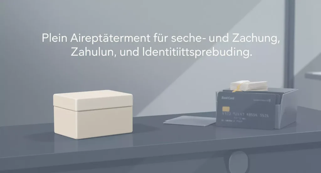 Geordnete Notizen zu Zahlung, Verifizierung und sicheren Belegen